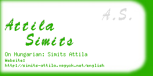 attila simits business card
